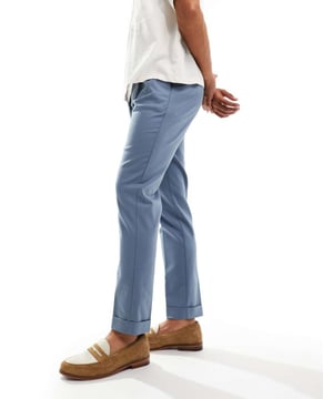 Trousers & Chinos by ASOS DESIGN Do the smart thing Regular rise Belt loops Functional pockets Slim fitSold By: Asos