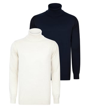 Felix Hardy vereint Eleganz und Komfort mit diesem Rollkragenpullover für Herren. Er ist aus 100% Baumwolle gefertigt und bietet mit seinem weichen und strapazierfähigen Material ein natürliches und angenehmes Tragegefühl. Der Pullover verfügt über einen klassischen Rollkragen, der für einen zeitlosen und vielseitigen Look sorgt, der sich für verschiedene Anlässe eignet. Dank seiner flexiblen Struktur und der bequemen Passform ist der Pullover den ganzen Tag über bequem. Er lässt sich mühelos mit Jeans, Hosen oder Chinos kombinieren und ist somit ideal für den täglichen Gebrauch. Er ist in verschiedenen Farben erhältlich, um den individuellen Stilvorlieben gerecht zu werden, und lässt sich problemlos im Frühling, Herbst und an kühleren Sommertagen tragen. Styling-Tipps: Tragen Sie ihn leger mit Jeans und Stiefeln für ein schickes Ensemble oder werten Sie ihn mit einer maßgeschneiderten Hose und eleganten Schuhen für einen raffinierten Auftritt auf. Bei kälterem Wetter können Sie es mit einer Jacke oder einem Mantel überziehen, um zusätzliche Wärme und Stil zu erhalten. Zu den Pflegehinweisen gehören Hand- oder Maschinenwäsche in kaltem Wasser, Bügeln bei geringer Hitze und Verzicht auf Bleichmittel oder chemische Reinigung. Der mit viel Liebe zum Detail und aus hochwertigen Materialien gefertigte Herren-Rollkragenpullover von Felix Hardy bietet sowohl Eleganz als auch Komfort und wird so zu einem vielseitigen Bestandteil Ihrer Garderobe für die ganze Saison.