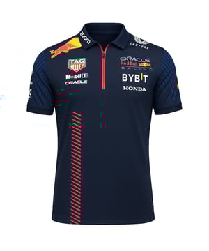 The Castore Red Bull Racing F1 Team Formula Men’s Navy Polo Shirt blends sleek motorsport style with premium comfort. Crafted from lightweight, breathable fabric, it’s perfect for showcasing your support for Red Bull Racing both on and off the track.
Key Features
Material: 

High-performance, moisture-wicking fabric for lasting comfort.

Design: 

Classic navy finish with official Red Bull Racing F1 Team detailing.

Fit: 

Athletic cut tailored for a modern silhouette.

Collar: 

Structured polo collar with button placket for a smart finish.

Comfort: 

Breathable construction keeps you cool throughout the day.

Durability: 

Reinforced stitching ensures long-lasting wear.

Style: 

Motorsport-inspired polo that pairs easily with jeans or shorts.

Official Branding: 

Features authentic Castore and Red Bull Racing logos.

Versatility: 

Ideal for race days, casual wear, or fan collections.