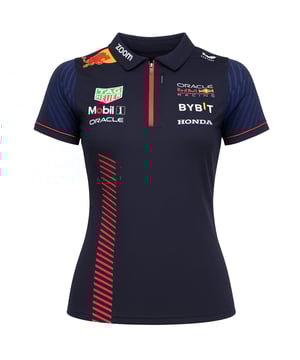 The Castore Red Bull Racing F1 Team Formula Women’s Navy Polo Shirt blends sleek motorsport style with premium comfort. Lightweight and breathable, it’s perfect for showing your support for the Red Bull Racing Team both trackside and beyond.
Key Features
Material: 

High-performance, moisture-wicking fabric for lasting comfort.

Design:

Classic navy finish with official Red Bull Racing F1 Team detailing.

Fit: 

Tailored women’s athletic cut for a flattering silhouette.

Collar: 

Structured polo collar with button placket.

Comfort: 

Breathable build keeps you cool and dry.

Durability: 

Reinforced stitching ensures long-lasting wear.

Style: 

Motorsport-inspired polo with a sleek, modern look.

Official Branding: 

Features authentic Castore and Red Bull Racing logos.

Versatility: 

Ideal for race days, casual wear, or everyday fan collections.