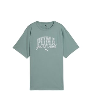 Women's Puma Class Relaxed T-Shirt. Step up your casual game with this relaxed PUMA tee. Featuring a bold graphic rubber print, it's your go-to for effortless style. Perfect for those who love to mix comfort with standout design.- Relaxed fit.- Single jersey fabric.- Regular length.- Crew neck.- Short sleeves.- PUMA branding details.- Graphic rubber print. Material: 75% Cotton, 25% Cotton (Recycled). Ref: 68503130.