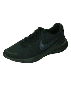 
De Nike Revolution 7 is een hardloopschoen voor dames. Je zegt dat je de Revolution 7 wilt? De schoen zit boordevol zachte demping en ondersteuning die je hardloopwereld zouden kunnen veranderen. Stijlvol, comfortabel als het rubber de straat raakt en performancegericht als het gaat om je gewenste tempo bereiken. Het is een evolutie van populaire schoen voor een zachte, soepele ervaring die helemaal goed is. <p> </p> <b>Foam voor een soepele ervaring </b><br> Een middenzool van foam zorgt voor een zachter gevoel dan de Revolution 6. Er is ook iets meer ruimte in de voorvoet, zodat je tenen niet worden samengeknepen. <p> </p> <b>Zacht gevoel </b><br> Nike heeft dikke details toegevoegd aan de hak die zichtbaar zijn aan de buitenkant van de schoen en enorm comfortabel aanvoelen rond je achillespees aan de binnenkant. Ze zijn zacht en gevoelig voor een comfortabel gevoel als je de schoenen aantrekt. Contactpunten op de tong zorgen voor een natuurlijk gevoel bij het aan- en uittrekken. <p> </p> <b>Geruststellende grip </b><br> De buitenzool met generatieve grippatroon zorgt in combinatie met rubberen nopjes voor grip als je bergop of bergaf gaat.