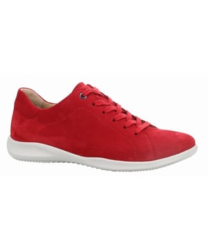 
Prachtige rode veterschoen, voor dames, van het merk Hartjes. De zool is van rubber. . De voetwijdte is G. 1622104-Goa Shoe 205500-Chili Nubuk G