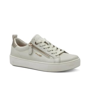 
Tamaris/Jana op onze webshop. Schoenen van het topmerk Tamaris/Jana. Dit model heeft een rits- en een vetersluiting. Doordat het voetbed uitneembaar is, kunnen ook eigen inlegzolen gedragen worden. Artikel 8-83707-42 104 in de kleur offwhite nappa shop je gemakkelijk en snel op onze webshop. 