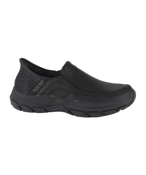 
Skechers 204810 BBK  instappers sportief heren in de kleur zwart materiaal leer maat 41 binnenvoering Textiel materiaal zool Rubber