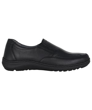 
De Herwig herenloafer in het zwart combineert klassieke chic met het comfort van een loafer. Dit maakt het een zeer veelzijdige, comfortabele loafer voor dagelijks gebruik en speciale gelegenheden. Het hoogwaardige nappaleren bovenwerk is, net als de voering, aangenaam zacht. De breedte H past zich perfect aan, zelfs aan de grootste voet, en het uitneembare voetbed met luchtkussen beschermt gewrichten en tussenwervelschijven.