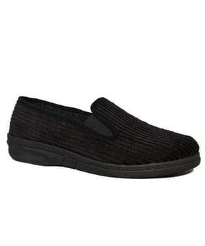 
<p>Blenzo pantoffels Ribcord pantoffel zwart <br>
 </p>

<ul>
	<li>Kleur: zwart</li>
	<li>Merk: Blenzo</li>
	<li>dichte hiel</li>
	<li>Maat 40 t/m 47</li>
</ul>