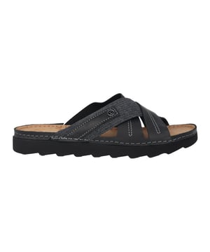 
Uitstekend draagcomfort: deze ROHDE herensandaal van echt leer is voorzien van een lichte en bijzonder flexibele PU-zool en een zacht verdikt leren voetbed. Het bovenwerk van gewaxt leer zorgt voor een individuele look, terwijl de combinatie met de singelband voor een moderne look zorgt. Er bestaat geen twijfel over: deze kruissteun is je trouwe metgezel op elke reis. Wij maken bewuste mode.