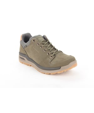 
Lowa 310812-0751  wandelschoenen laag heren in de kleur groen materiaal nubuck maat 41,5 (7,5) binnenvoering Gore-Tex materiaal zool Rubber