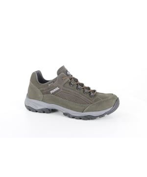 
Meindl 2966-35  wandelschoenen laag heren in de kleur groen materiaal leer maat 41,5 (7,5) binnenvoering Gore-Tex materiaal zool Rubber