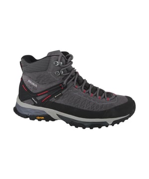 
Meindl 47170-31  wandelschoenen hoog heren in de kleur grijs materiaal suède maat 42 (8) binnenvoering Gore-Tex materiaal zool Rubber