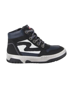 Develab 45183-699  veterboots jongens in de kleur blauw materiaal suède maat 27 binnenvoering Leer materiaal zool Rubber