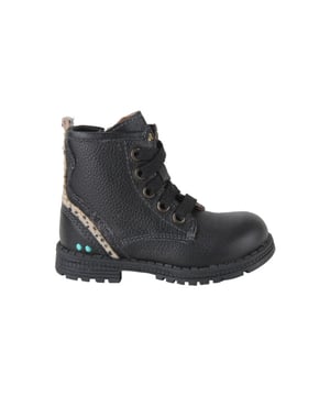 
Bunnies Junior 224783-589  veterboots meisjes in de kleur zwart materiaal leer maat 21 binnenvoering Leer materiaal zool Rubber