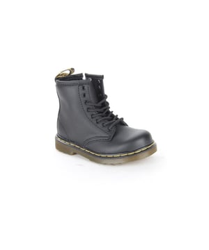 Dr. Martens 15373001  veterboots meisjes in de kleur zwart materiaal leer maat 26 binnenvoering Textiel materiaal zool