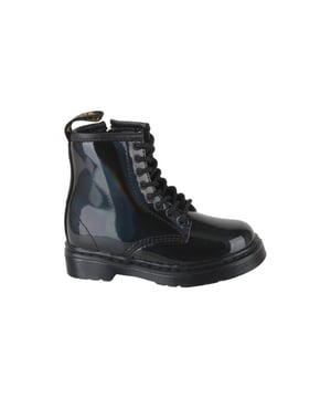 Dr. Martens 31271001  veterboots meisjes in de kleur zwart materiaal lak maat 25 binnenvoering Textiel materiaal zool Rubber