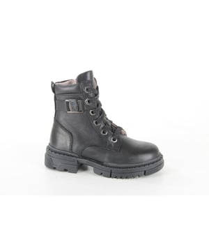 Twins 323624-589W5  veterboots meisjes in de kleur zwart materiaal leer maat 27 binnenvoering Leer materiaal zool Rubber