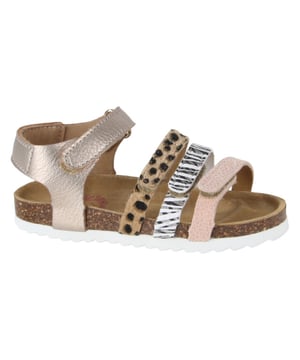 
Develab 48416-351  sandalen meisjes in de kleur metallic materiaal leer maat 25 binnenvoering Leer materiaal zool Rubber