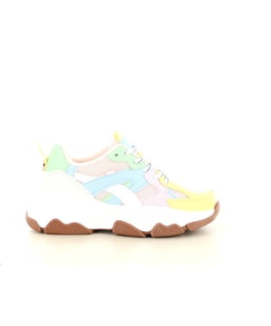 
De Gigi Kids sneaker van POSH by PS Poelman is een perfecte mix van stijl en functionaliteit voor jonge trendsetters. Het opvallende multicolor ontwerp maakt deze sneaker tot een echte eyecatcher, terwijl het gebruik van hoogwaardig synthetisch materiaal zorgt voor duurzaamheid en een lange levensduur.Een van de belangrijkste kenmerken van deze sneaker is de praktische ritssluiting. Deze maakt het aan- en uittrekken eenvoudig, wat vooral handig is voor actieve meisjes die altijd in beweging zijn. Daarnaast biedt de sneaker een uitstekend draagcomfort, waardoor hij geschikt is voor dagelijks gebruik, of het nu voor school, sport of vrije tijd is.