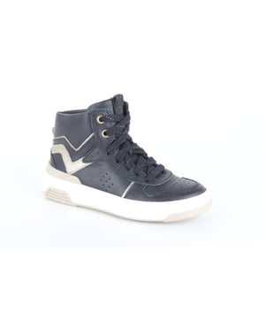 Twins 323700-589W2  veterboots meisjes in de kleur zwart materiaal leer maat 39 binnenvoering Leer materiaal zool Rubber