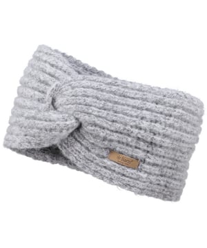 
Barts Desire dames haarband

Grijskleurige haarband van Barts voor dames met knoopdetail en een klein bruin leren merkembleem op de voorkant. De haarband zorgt ervoor dat je oren lekker warm blijven tijdens koude dagen.