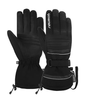 
Reusch Wintersport Skihandschoenen van het materiaal en in de kleur 991 Zwart-wit.