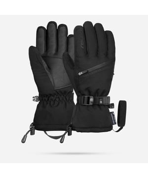 
Reusch Wintersport Skihandschoenen van het materiaal en in de kleur Zwart.