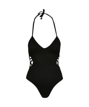 
88% Polyester, 12% Elastaan. Ontwerp: Uitgesneden, Effen, Geribd. 280gsm. Halslijn: Diepe V, Halterhals. Bevestiging: Pull-On. Mouwtype: Mouwloos.