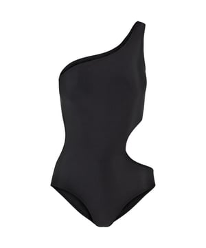 
Buitenmaterialen: 85% Polyester, 15% Elastaan. Voering: 100% polyester. Stof: Kettingbreiwerk. Ontwerp: Uitgesneden, Effen. Buitenkant: 190gsm. Voering: 100gsm. Halslijn: Asymmetrisch. Bevestiging: Pull-On. Easy-Care.