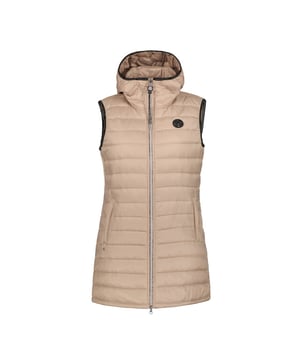 
Luhta Isokallio Lange Dames Bodywarmer Beige

 De Luhta Isokallio dames bodywarmer is een onmisbaar item voor elke vrouw die op zoek is naar stijlvolle en functionele outdoor kleding. Deze bodywarmer is ontworpen om je warm te houden tijdens koude dagen, terwijl het trendy ontwerp zorgt voor een modieuze look. De Isokallio bodywarmer is gemaakt van hoogwaardige materialen die duurzaamheid en functionaliteit bieden. Het buitenmateriaal is waterafstotend en winddicht, zodat je beschermd blijft tegen de elementen. De bodywarmer heeft een thermische isolatie die warmte vasthoudt en je warm houdt op koude dagen.

 Luhta Isokallio Warme Bodywarmer 

 De Isokallio dames bodywarmer heeft een stijlvol ontwerp dat perfect past bij verschillende outfits. De bodywarmer heeft een getailleerde pasvorm die mooi aansluit op het lichaam, en een trendy design met zilverkleurige ritssluitingen en subtiele merkdetails. De Isokallio dames bodywarmer heeft