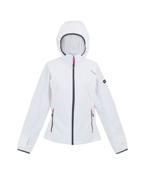 
96% Polyester, 4% Elastaan. Stof: Mesh achterkant, Softshell, Geweven. Ontwerp: Eenvoudig. Stoftechnologie: Ademend, Duurzaam, Lichtgewicht, Waterafstotend, Waterdicht, Windbestendig, XPT. Halslijn: Kapitein. Mouwtype: Met lange mouwen. Manchet: Stretch Binding. Eigenschappen capuchon: Verstelbaar, Afneembare capuchon, Stretch Binding. Zakken: 2 onderste zakken, ritssluiting. Bevestiging: Volledige ritssluiting. 10000g/m²/24hrs. Hem: Stretch Binding. Duurzaamheid: Gemaakt van gerecycled materiaal. 8 UK: 32 in. 10 VK: 34 in. 12 VK: 36 in. 14 VK: 38 in. 20 VK: 45 in. 18 VK: 43 in. 16 VK: 40 in.