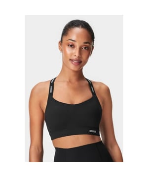 
Stronger Training Sport bh van het materiaal en in de kleur Zwart.