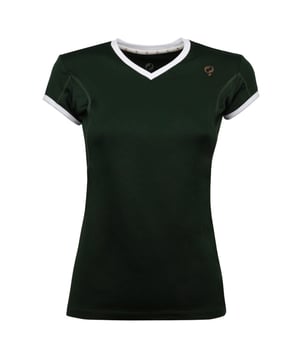 Tussen onze Dames Sportkleding Outlet vind je nu dit prachtige item uit de nieuwe collectie van Q1905. Steel de show bij elke gelegenheid!
Sportshirt met V hals. Het Rome t-shirt met korte mouw is ideaal om in te sporten. De stof van het sportshirt is licht geborsteld aan de voorkant en de full micro mesh stukken onder de oksels nemen veel vocht op. De V hals en het geborduurde Q-logo op de borst maken het shirt helemaal af! Daarnaast is het Rome shirt heel erg comfortabel door de stretched fit. Hiermee heb je alle bewegingsvrijheid en ben je klaar om er tegenaan te gaan.

 Dit shirt is geschikt voor:

  
 * tennis 
 * voetbal 
 * hardlopen 
 * fitness