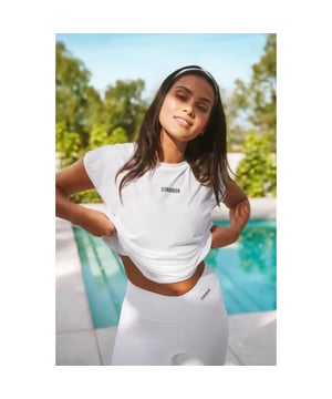 
Stronger Training Sporttops van het materiaal en in de kleur 100 Wit.