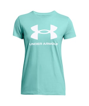 
Under Armour  Sportstyle Graphic Dames Sport Shirt 

 Het Under Armour sportshirt voor dames is de perfecte keuze voor elke sportieve activiteit. Dit zwarte sportshirt is gemaakt van hoogwaardig polyester materiaal en biedt een uitstekende vochtregulatie, waardoor je tijdens het sporten droog en comfortabel blijft. De zachte stof voelt prettig aan op de huid en zorgt voor optimale bewegingsvrijheid. Het shirt is voorzien van een glanzend zwart Under Armour logo op de borst, wat zorgt voor een sportieve uitstraling.

 Under Armour sportshirt dames

 Dit Under Armour sportshirt is geschikt voor allerlei soorten sporten, of je nu gaat hardlopen, fitnessen of yoga beoefent. Het shirt heeft een vrouwelijke pasvorm en is verkrijgbaar in verschillende maten. Door de zwarte kleur is het shirt makkelijk te combineren met andere sportkleding en accessoires. Met het Under Armour sportshirt voor dames ben je verzekerd van een comfortabele en stijlvolle
