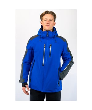 
Falcon Gabriel ski jas heren blauw dessin



De Falcon Gabriel skijas is ontworpen met oog voor detail en is gemaakt van hoogwaardige materialen om duurzaamheid te beschermen. Het effectieve en waterdichte materiaal beschermt je tegen sneeuw, regen en wind, terwijl het toch zorgt voor voldoende ventilatie om oververhitting te voorkomen tijdens intensieve activiteiten op de piste.Gabriel ski jas heren



De jas is voorzien van een volledige isolatie die je warm houdt, zelfs in de koudste omstandigheden. De strategisch geplaatste ventilatieritsen zorgen voor een optimale luchtcirculatie, zodat je de temperatuur eenvoudig kunt regelen. De sneeuwvanger en verstelbare manchetten bieden extra bescherming tegen sneeuw en koude lucht, zodat je comfortabel kunt blijven bewegen.
Maatinformatie
Ons model is 1,80m en draagt broekmaat M. Van jassen en skipulli's draagt ons