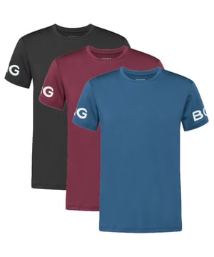 
Heren sportshirt van het merk Bjorn Borg in een voordelige 3-pack. Het shirt is gemaakt van polyester en elastaan.
