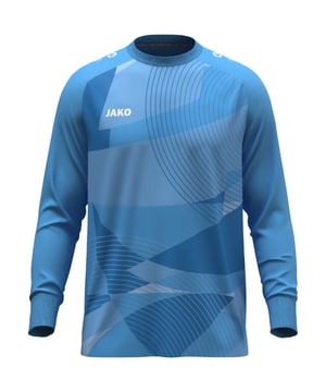 
Jako Voetbal Trainingskleding Keeperskleding Keepersshirt van het materiaal en in de kleur Blauwlicht.