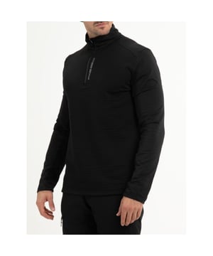 
Falcon Wintersport Skipully van het materiaal en in de kleur Zwart.