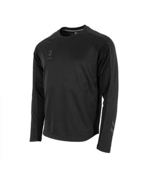 
<p> De Hummel Ground Pro Crewneck Top trainingssweater voor heren uit de Team collectie van Hummel is ideaal voor de voetbaltraining of warming-up. Deze sweater heeft een normale pasvorm en laat zich gemakkelijk combineren met de Hummel trainingsbroeken. Deze trainingssweater heeft een ronde hals en is voorzien van ribmanchetten en boord voor draagcomfort en een goede pasvorm. </p> <b>Materiaal: </b><br> 100% Polyester