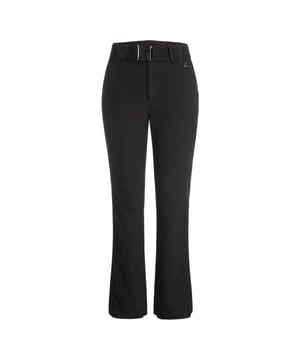 
veelzijdigheid van de Luhta softshell broek voor vrouwen te benadrukken, hebben we ervoor gezorgd dat deze broek aan al jouw behoeften voldoet tijdens je avonturen in de buitenlucht. Of je nu gaat skiën, wandelen, snowboarden of gewoon geniet van een winterse wandeling, deze broek is de perfecte metgezel.

Dankzij de slim fit pasvorm zorgt de broek voor een gestroomlijnde uitstraling en is deze tegelijkertijd flatterend voor elke vrouw. De voorgevormde knieën bieden optimale bewegingsvrijheid en comfort, zodat je moeiteloos actief kunt zijn. De ritsen aan de onderkant van de broekspijpen maken het gemakkelijk om de broek aan en uit te trekken over je schoenen, terwijl de sneeuwvangers met anti-slip silicone band ervoor zorgen dat sneeuw buiten blijft en de pasvorm perfect blijft.

Verder kun je de broek aanpassen aan jouw wensen met de verstelbare broekspijpen, riemlussen en elastische riem voor de perfecte pasvorm. Het geborstelde binnenwerk zorgt voor extra zachtheid en comfort,