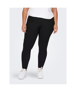  Hotitem uit de nieuwe collectie van Only Play   Makkelijk te combineren  Betaal achteraf
Only Play Curvy Training Lange broeken van het materiaal en in de kleur Zwart.