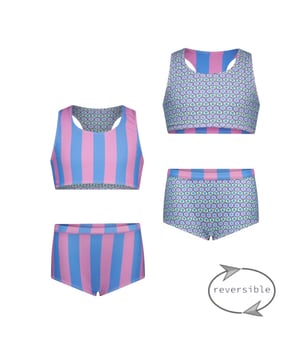 
B.Nosy zomer reversibel bikini meisjes - blauw/paars - Winona

Materiaal 80% recycled polyesther, 20% elastaan