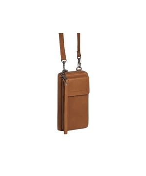 

     Artikel C48.1171-Telefoontasje Malaga in kleur Cognac is een prachtige bruine tas, voor dames, van het merk Chesterfield. 
    
    
