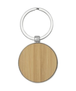 
90% Bamboe, 10% Zink. Breedte: 4cm. Lengte: 4cm. Ontwerp: Rond. Metalen behuizing. Verpakking: Papieren Envelop, Gerecycleerd. Geschikt voor: Lasergraveren.