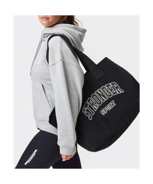 
Stronger Casual Accessoires Tassen van het materiaal en in de kleur Zwart.
