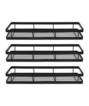 
Organiseer je keuken met drie kruidenrekken Een kruidenrek mag in de keuken eigenlijk niet ontbreken. Tijdens het koken is het immers handig als je de juiste kruiden meteen bij de hand hebt. Een mooi wandrek om de diverse kruidenpotjes op te plaatsen is dan een goed idee. Neem bijvoorbeeld dit kruidenrek van QUVIO. Het fijne aan deze kruiden organizer is dat het uit drie losse rekjes bestaat. Zo bepaal jij zelf hoe deze rekjes het beste in jouw keuken passen. Hang je ze bijvoorbeeld naast elkaar of juist onder elkaar? Als je geen drie rekjes in de keuken nodig hebt, is het ook goed mogelijk om een rekje te gebruiken als badkamerrekje. Zo is er altijd wel een plek in huis waar dit wandrek van pas komt.  Producteigenschappen Merk: QUVIO Kruidenrek In set van drie stuks Ook te gebruiken als badkamerrek Gemaakt van metaal Inclusief schroeven Ophangbaar aan de muur Zwart Afmeting per stuk: 12 x 40 x 5,5 centimeter  Stel zelf je keukenrek samen Met deze drie kruidenrekjes stel je eenvoudig je eigen keukenrek samen. Bepaal zelf hoeveel ruimte je nodig hebt en hoe je deze over de keukenmuren verdeeld. De rekjes zijn ophangbaar en kunnen eenvoudig aan de muur bevestigd worden. Dat maakt ze erg praktisch voor in jouw huis.Materiaal: StaalKleur: ZwartAfmetingen: Hoogte: 5.5CM x breedte: 40CM x Lengte: 12CM