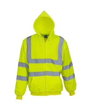 
Materiaal: 100% polyester. Stof: Gebreid, Single Jersey, Zacht aanvoelend. Ontwerp: Reflecterend detail. 280gsm. Stof Technologie: Anti-Pilling, DWR Finish, High-Vis. Voldoet aan de veiligheidsnorm: EN ISO 20471:2013 + A1:2016 Klasse 3. Drop Shoulder, Tweelingnaalds Stiksel. Manchet: Gemonteerd, geribbeld. Halslijn: Kapitein. Mouwtype: Met lange mouwen. Eigenschappen capuchon: Verstelbaar, Contrastkoord, Op de capuchon gegroeid. Geschikt: Regelmatig. Zakken: 2 Handwarmerzakken. Bevestiging: Volledige ritssluiting. Hem: Uitgerust, geribbeld. Duurzaamheid: Oeko-Tex Standaard 100 gecertificeerd, REACH, Sedex.