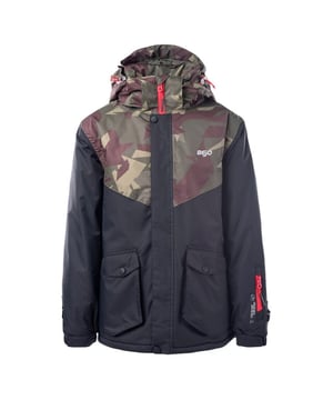 
Shell: Nylon, Polyester. Voering: 100% polyester. Vulling: 100% polyester. Ontwerp: Camouflage, Logo. 140gsm. Stoftechnologie: DWR Finish, Isolerend, Waterbestendig, Waterdicht, Winddicht. Manchet: Verstelbare polsband, Elastiek. Gemerkte ritstrekker, Kinbeschermer, Handschoenbevestiging, Reflecterend, Sneeuwgordel, Getapete Naden. Halslijn: Kapitein. Mouwtype: Met lange mouwen. Eigenschappen motorkap: Opgegroeide motorkap, regelklep. Zakken: Zak voor skipas, Zak voor bril, 2 voorzakken, klepsluiting, drukknoopsluiting, 1 armzak, ritssluiting. Sluiting: Volledige ritssluiting, Stormflap, Stud, Touch Fastening. Waterdichte classificatie: 3000mm. 3000g/m²/24hrs. Zoom: Knevel.