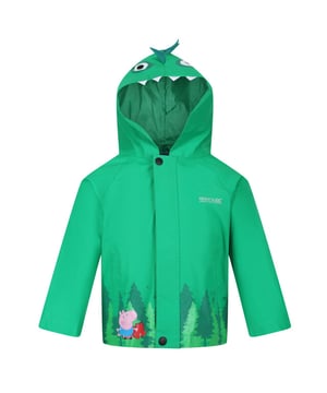 
Materiaal: 100% polyester. Stof: Hydrafort. Ontwerp: Dinosaurus, Logo, Bedrukt, Bomen. Stoftechnologie: DWR afwerking, waterdicht. Halslijn: Kapitein. Mouwtype: Met lange mouwen. Verzegelde naden, mouwbies. Eigenschappen van de kap: Gegroeid op de kap. Zakken: 2 Zijzakken. Bevestiging: Drukknoop, Stormflap. 100% Officieel Gelicentieerd. Personages: Peppa Pig.
