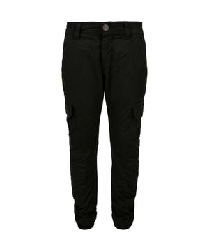 
100% Katoen. Stof: Soft Touch, Twill, Geweven. Ontwerp: Eenvoudig. 320gsm. Sluiting: Knoop, Ritsgat. Riemlussen, Bow-Leg snit, onderhoudsvriendelijk, elastische enkels. Zakken: 2 zijzakken, 2 cargo zakken, 2 achterzakken, klepsluiting.